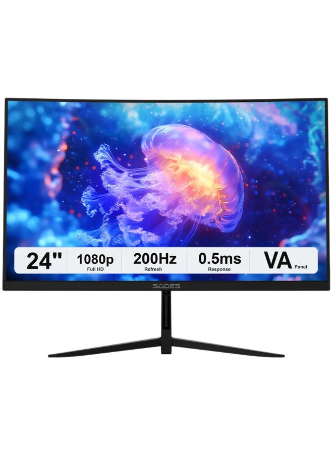 NC-Pelagia SSC-CJ04F24B, FHD - HDMI 200Hz Curved Gaming Monitor
